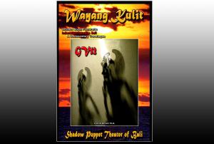 GV12 WAYANG KULIT:  Shadow Puppet  Theater of Bali (Cover)