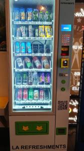 LA Refreshments Fully Stocked Vending Machine