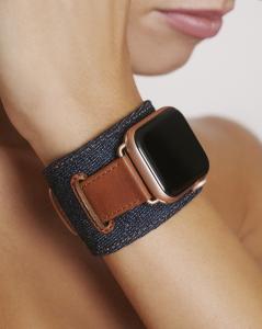 'Madison' luxury Apple Watch band by Chalonne