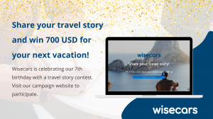 Wisecars share your travel story campaign