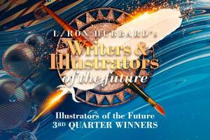 Illustrators of the Future logo announcing the 3rd Quarter Illustrators of the Future Contest winners