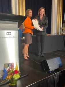 Kathleen Cooke receives Certificate of Congressional Record
