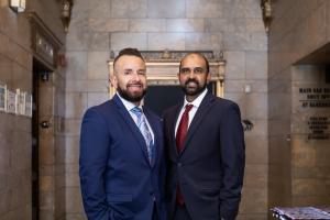Co-Founders Miguel Custodio and Vineet Dubey of Custodio & Dubey LLP, of Los Angeles