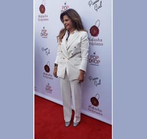 Fashion Designer Sima Azadegan on the Red Carpet for Natasha Graziano Hollywood Premiere