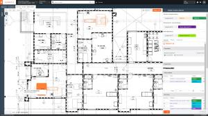 This screenshot of Inertia's Intelligent Construction Drawing shows how you can display all information related to an asset by simply clicking on the Intelligent Drawing - this includes all the inherited BIM properties as well
