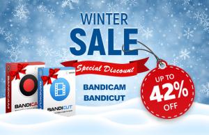 Bandicam Screen Recorder, Winter Sale