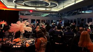 Switzer Learning Center Speakeasy Soiree dinner and auction with gatsby theme