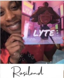 Author, Rosiland Adams with new book LYTE