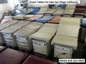 Used and recertified Midmark and Ritter exam tables