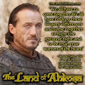 Game of Thrones star Jerome Flynn is Executive Producer of Land of Ahimsa