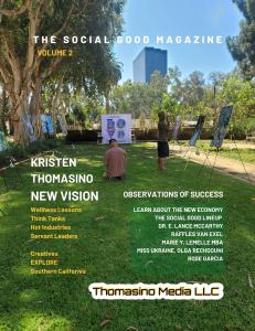 The Social Good Magazine Volume 2 is available in print and digital on Amazon.  Picture at the VA Hospital in West Los Angeles. Kristen Thomasino art collection display for KT's Casebooks shared during the 'Love Challenge of 2022.