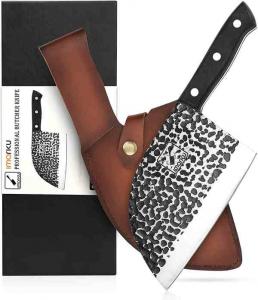 stainless steel butcher knife
