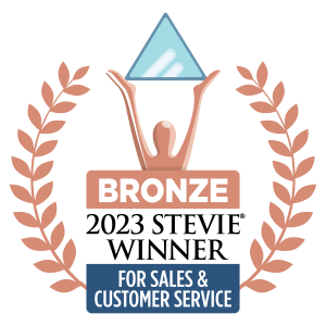 2023 Stevie Awards for Sales & Customer Service Bronze Winner