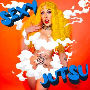 Neon Nash dressed as Sexy Jutsu Naruto, a character from the anime 