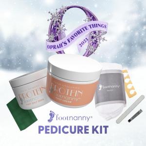 Footnanny At Home Pedicure Kit is perfect when your toes need some TLC, turn to the Footnanny (developed by Oprah’s very own pedicurist Gloria L. Williams) for help. Since scheduling an appointment with Williams may not be possible, you can bring her treatments home.